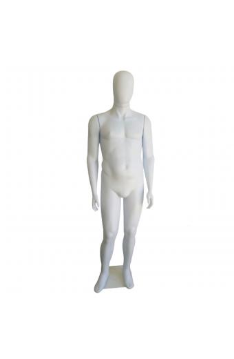 Manequim Masculino Branco GG Plus Size ( Roto Moldagem )