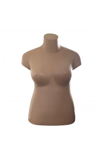 Busto Feminino Plus Size Bege