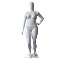 Manequim Feminino Branco Plus Size C/ Pose ( Roto Moldagem )