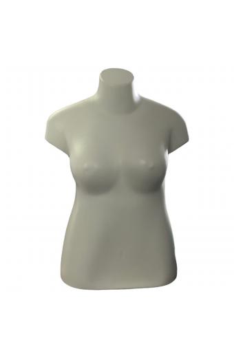 Busto Feminino Plus Size Branco